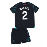 Manchester City Kyle Walker #2 Rezervni Dres za djecu 2023-24 Kratak Rukav (+ Kratke hlače)